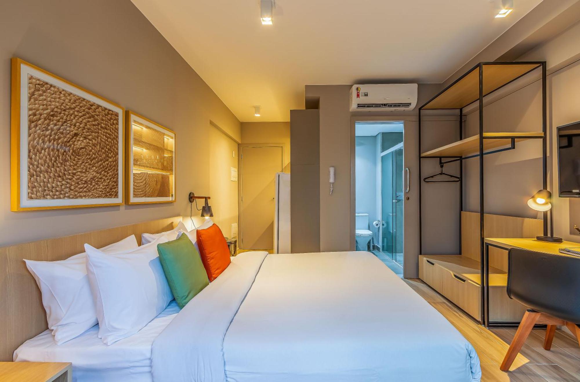 Apartamentos Proximos Ao Masp E A Metros Da Estacao Consolacao E Avenida Paulista - Next Haddock São Paulo Kamer foto